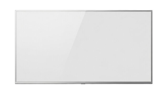 Isolated rectangular writing board used in schools and universities for teaching purposes