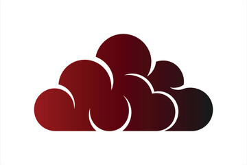 Abstract Cloud Cluster Graphic