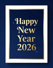 Fototapeta premium New Year Greeting Card 