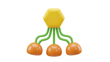 Isolated Honeycomb Toy Connection with Three Droplets Creates an Intriguing Interplay