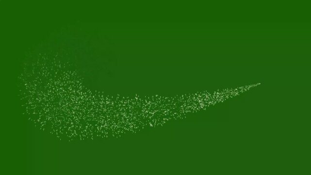4k Magic glitter sparkle trail, glowing doodle stars, white twinkling particles, fast line glitter motion, starlight dust line, pixie dust path, starry line effect, confetti trail on green screen.