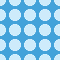 Blue seamless pattern with circles