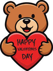 Happy Valentines Day Bear
