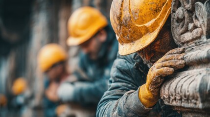 Medium shot of workers shaping architectural facades with advanced roll forming techniques featuring innovative materials and precision in modern construction