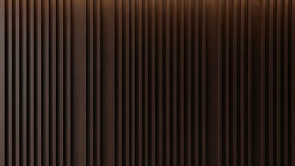 Obraz premium Sophisticated dark wood slats backdrop for modern interior decoration