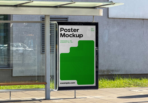 City Stop Poster Mockup