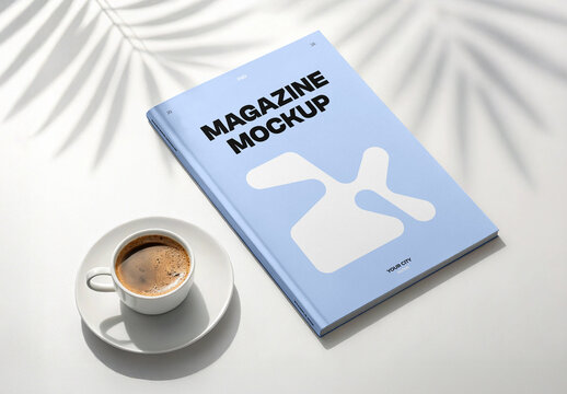 Lying Close Magazine Mockup