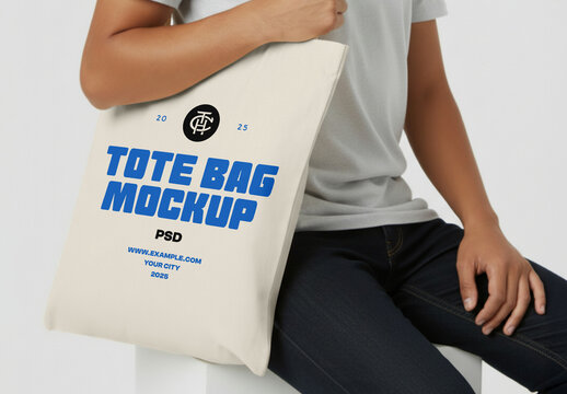 Tote Bag PSD Mockup
