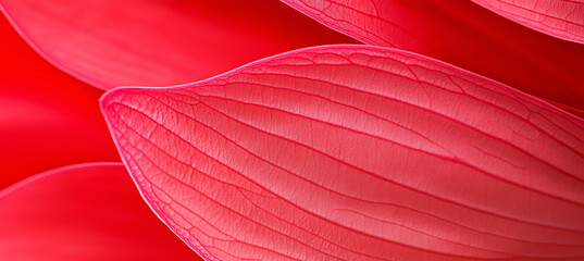 Red leaf veins macro closeup texture detail nature
