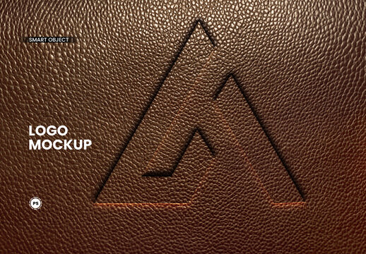 Leather Logo Text Effect
