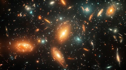 Cosmic tapestry of galaxies