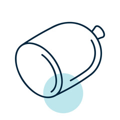 Cooked Sausage Roll Minimalistic Flat Icon