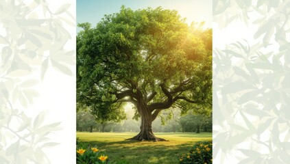 Blooming mango tree producing ripe fruit during late spring and early summer, seasonal harvest activity