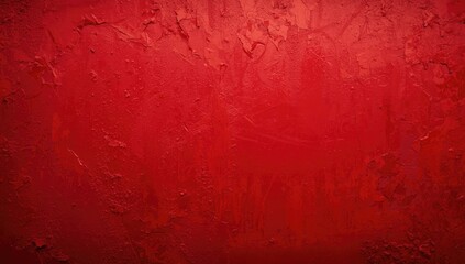 Obraz premium Red textured wall serving as a background texture for visual layouts and editorial headers, with emphasis on pattern detail