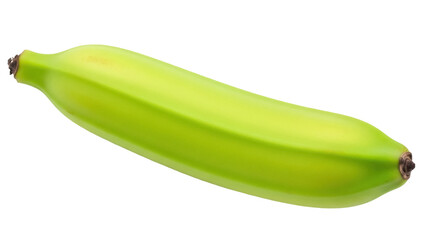Isolated Plantain is a Raw Tropical Fruit Rich in Vitamins, Minerals and Nutrients © Natasha