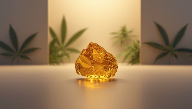 Cannabis extract in shatter form designed for dabbing, emphasizing concentrate safety and quality standards