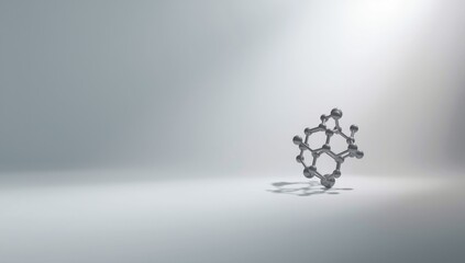 Glucose molecule visual on a plain backdrop, used for biology and chemistry educational resources