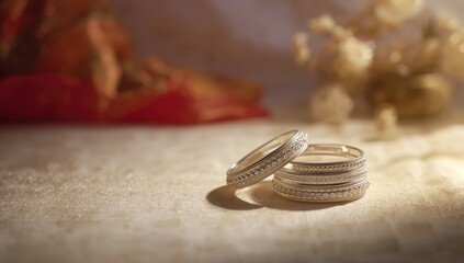 White bangles in traditional Indian jewelry, cultural adornment for celebrations, World Jewelry Day