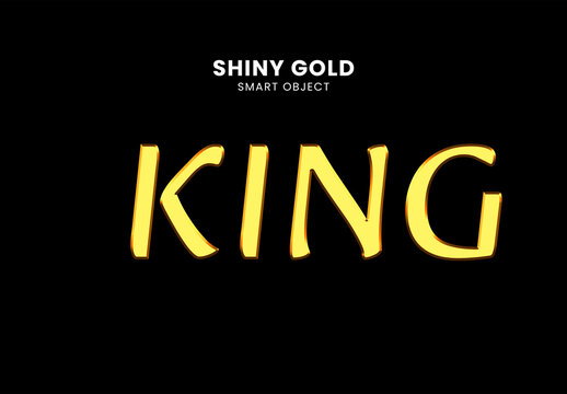 Shiny Gold Text Effect