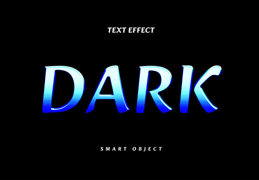 Dark Chorme Text Effect