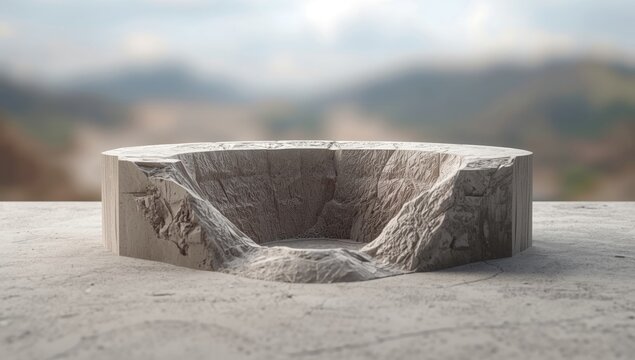 Mine topography visualization in three dimensions based on drone-captured aerial surveys, GIS application focus - Powered by Adobe