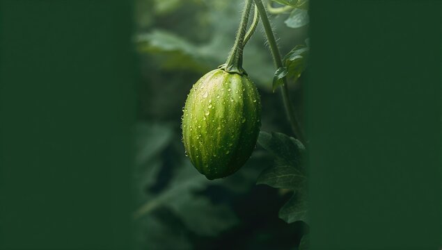 Bitter gourd squash, tropical vine producing health-oriented produce, emphasizing its culinary role, International Day of Awareness for Food Loss and Waste