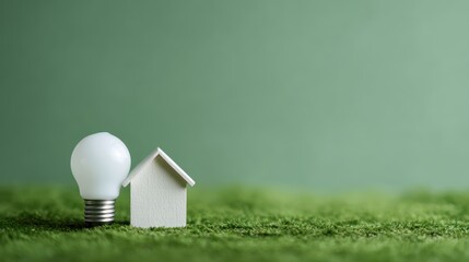 green energy saving background for eco home renovation