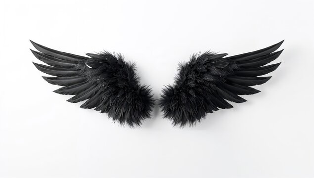 Single wings on a white backdrop, ideal for food presentation or advertising