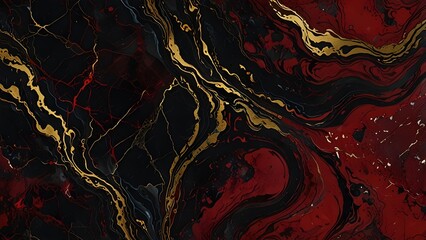 red and black background