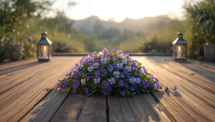 Viola odorata species with purple flowers, serving as a native wildflower in European and Asian woodlands, Earth Day