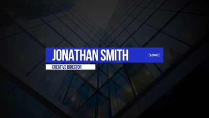 Minimalist Business Lower Third 1