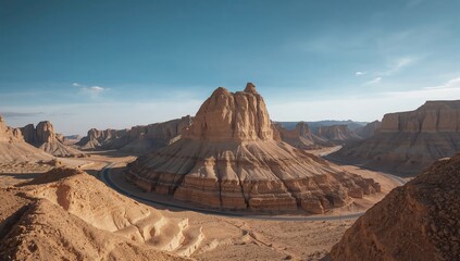 Shkhoret Canyon featuring layered limestone cliffs and desert terrain, suitable for erosion preservation efforts