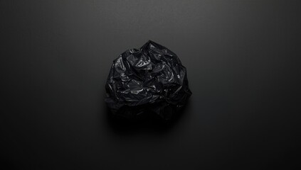 Wrinkled plastic wrapper surface with textured overlay, used as a backdrop for text or interface elements