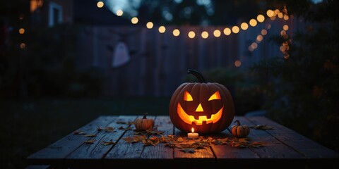 Halloween night pumpkin carving, themed creativity and tradition