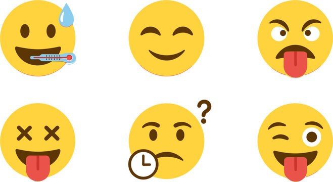 Funny Emoji Faces Collection for Social Media