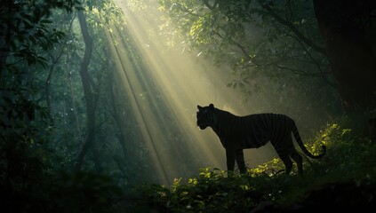 Wild animal in a forest backdrop representing biodiversity and ecosystem protection, World Wildlife Day