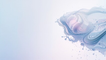 Water and oil pastel blend creating a soft abstract backdrop, ideal for editorial or digital UI backgrounds, Earth Day