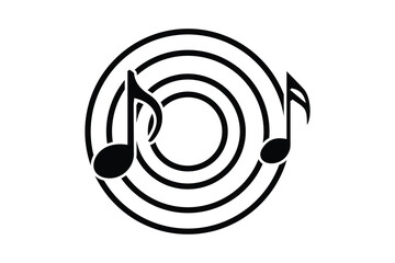 Music notes wave vector 2