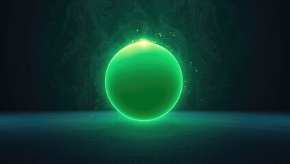 Dark surface with green spot, suitable as UI backdrop for interface elements