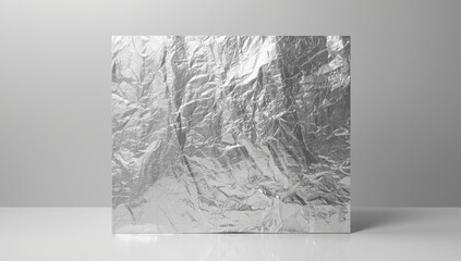 Text layout background featuring a light gray rough surface for brushed silver metal, emphasizing industrial texture, World Environment Day