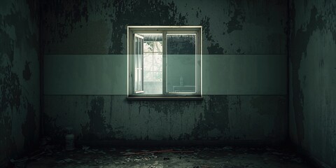 Window showing mold infestation, cleaning and preventive measures for property care, World Mold Awareness Day