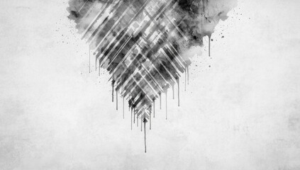 Gray and black tie dye with watercolor spill effect, ideal for textile or fabric pattern use