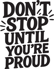 motivational typography t-shirt design transparent