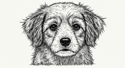 Intricate Puppy Illustration