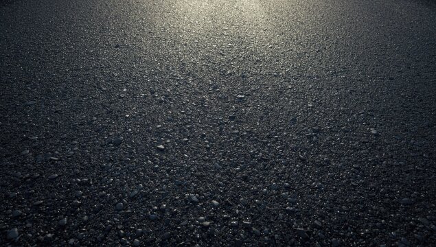 Asphalt pavement detail showing surface wear and tear for transportation safety analysis