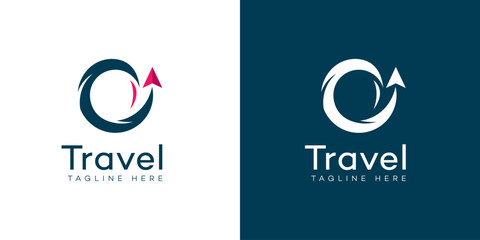 Travel Agency Logo Design  Modern Corporate Branding