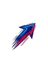 Dynamic Speed Up Arrow Illustration