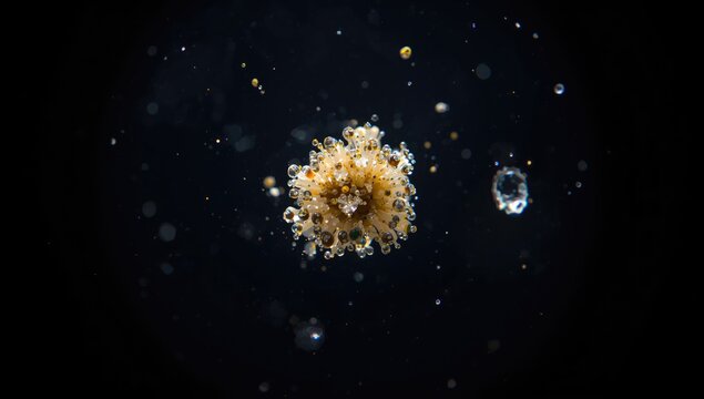 Microscopic plankton and microplastic debris in aquatic environment, pollution assessment