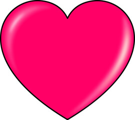 pink heart 