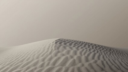 Wind-swept beach sand, natural erosion process in coastal environments